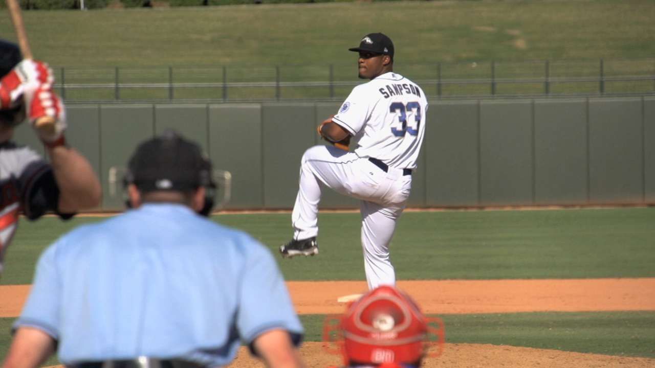 Reds claim Minors righty Sampson off waivers
