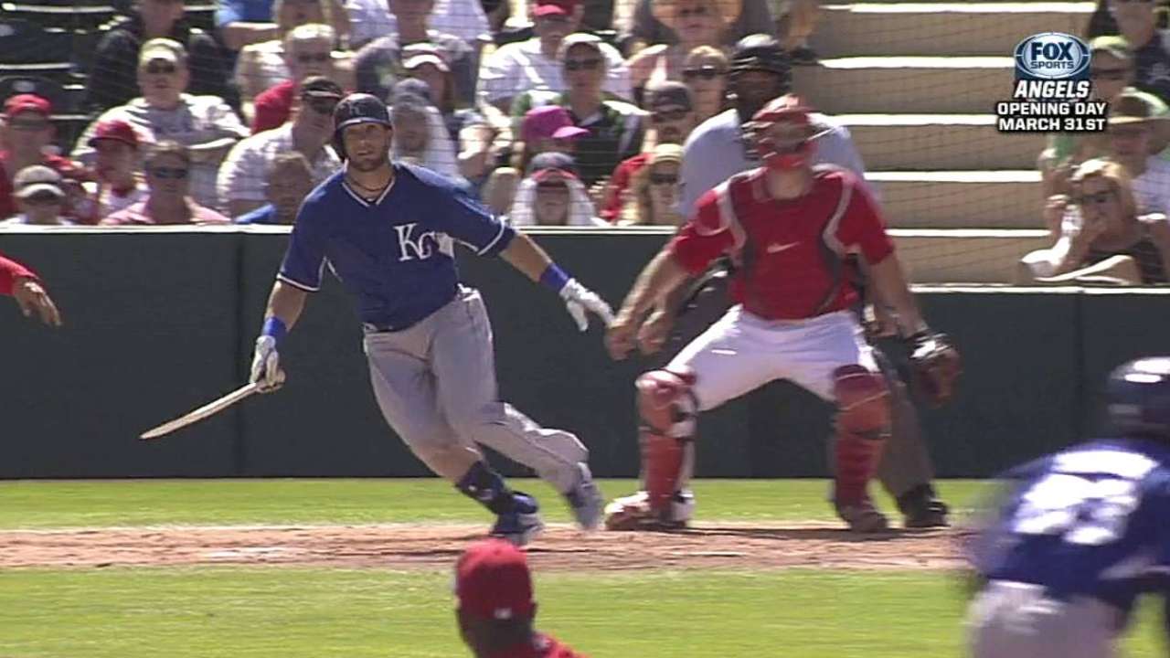 Royals' quick start fades against Angels' regulars