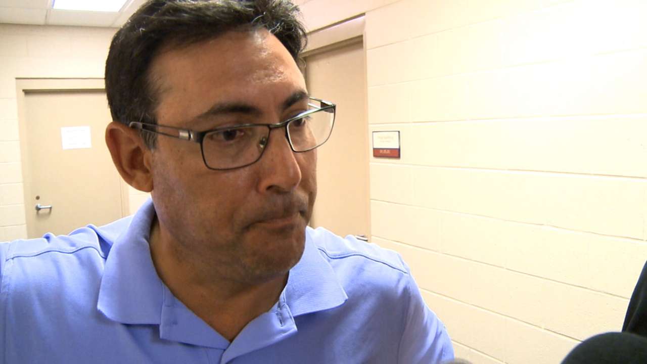 Galvis hospitalized with MRSA