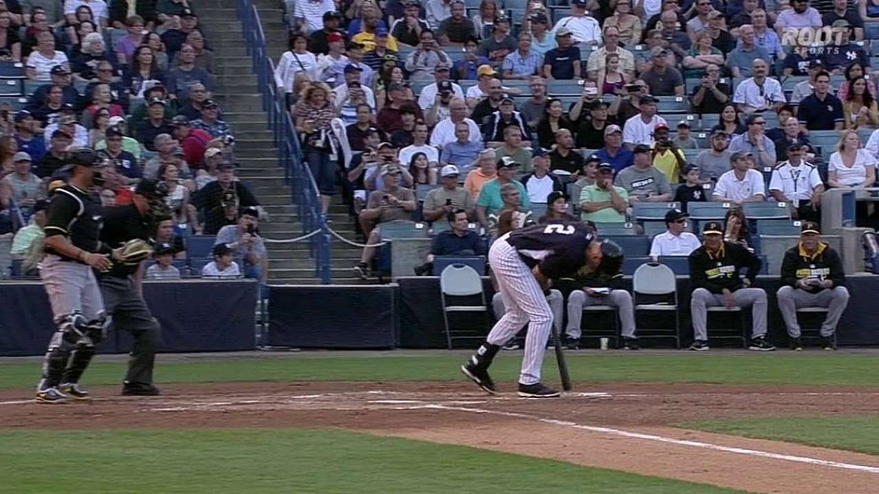 Jeter OK after two foul balls off left ankle