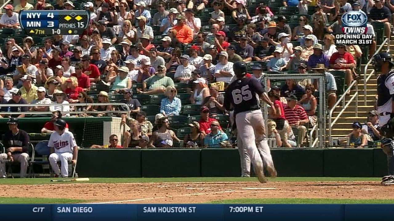 Tanaka falla pero Yankees le pegan a los Mellizos