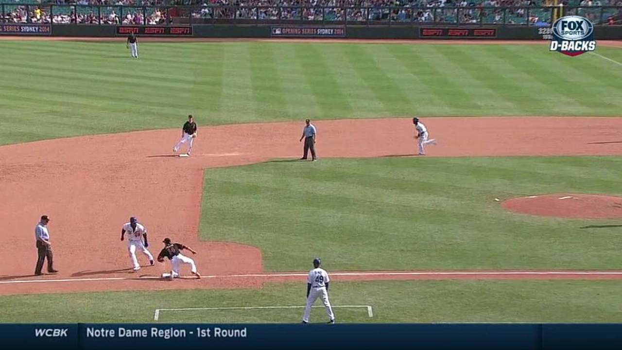 Puig deals with gaffes on bases, sore back