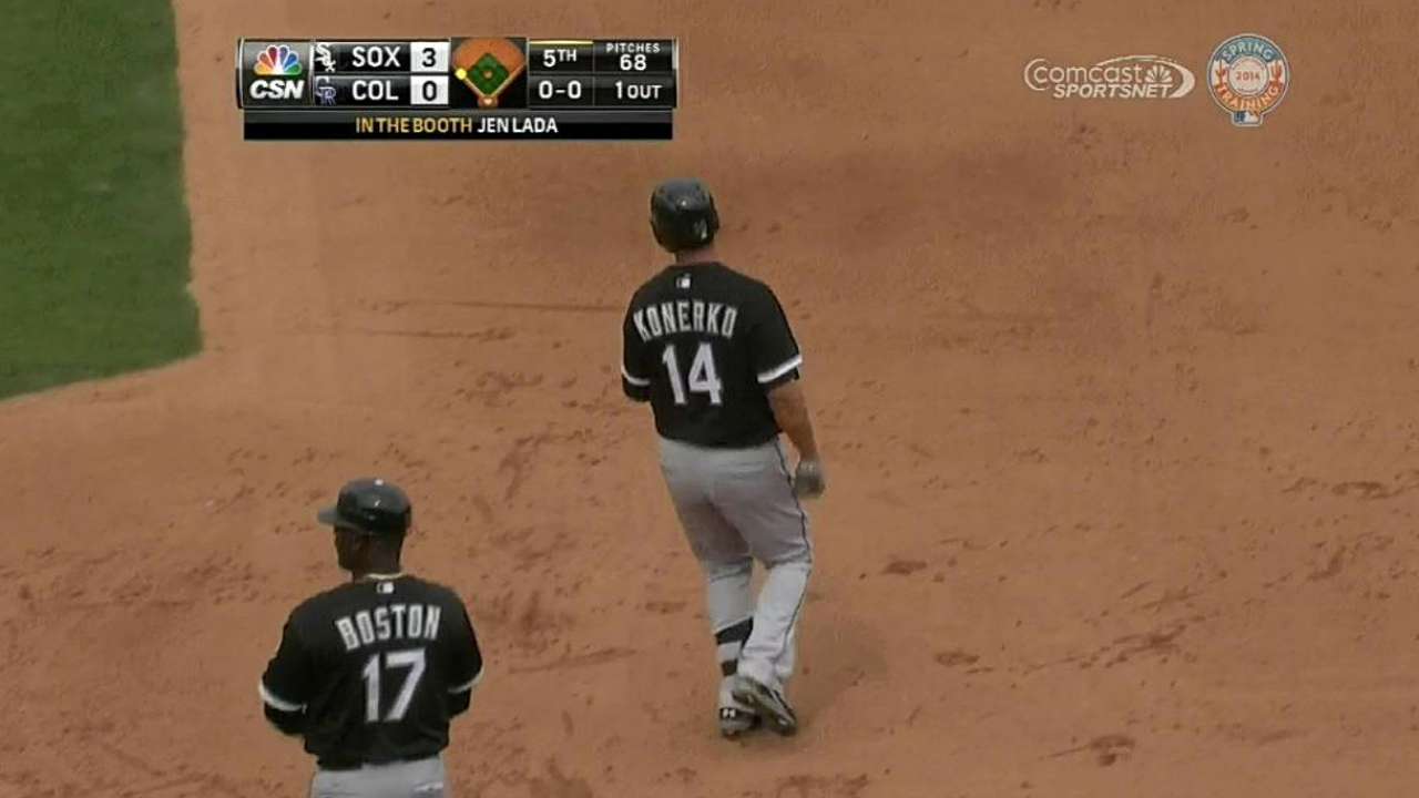Quintana's gem ends in tie with Rockies