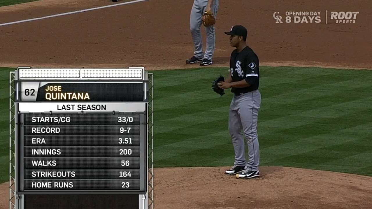 Quintana brilla en empate de White Sox con Rockies