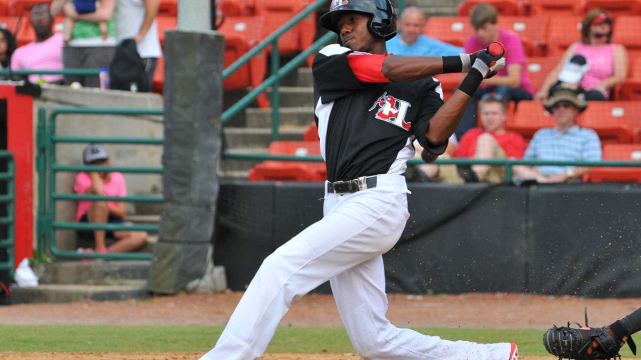 Prospects Brinson, Mazara homer twice for Hickory