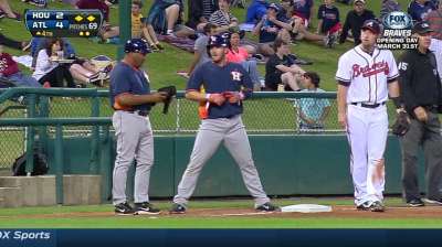 Grossman slotted in as Astros' No. 2 hitter