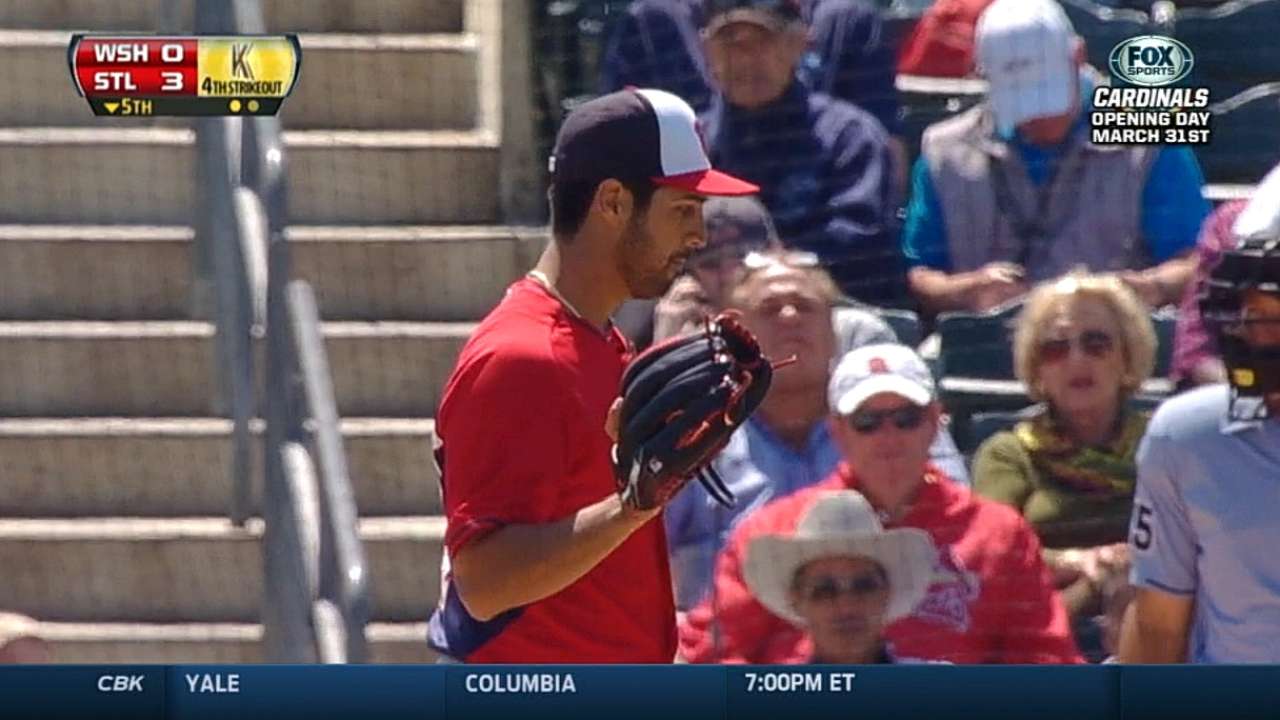 Gio goes five innings in final spring tuneup