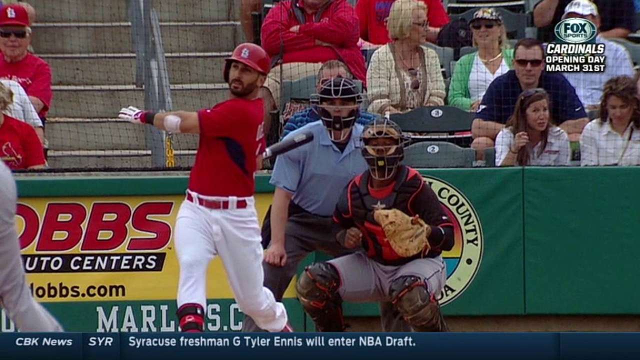 Descalso comes off bench for first start of '14