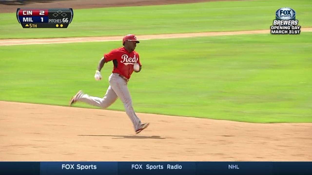 Bourgeois, Duran go deep in win over Brewers