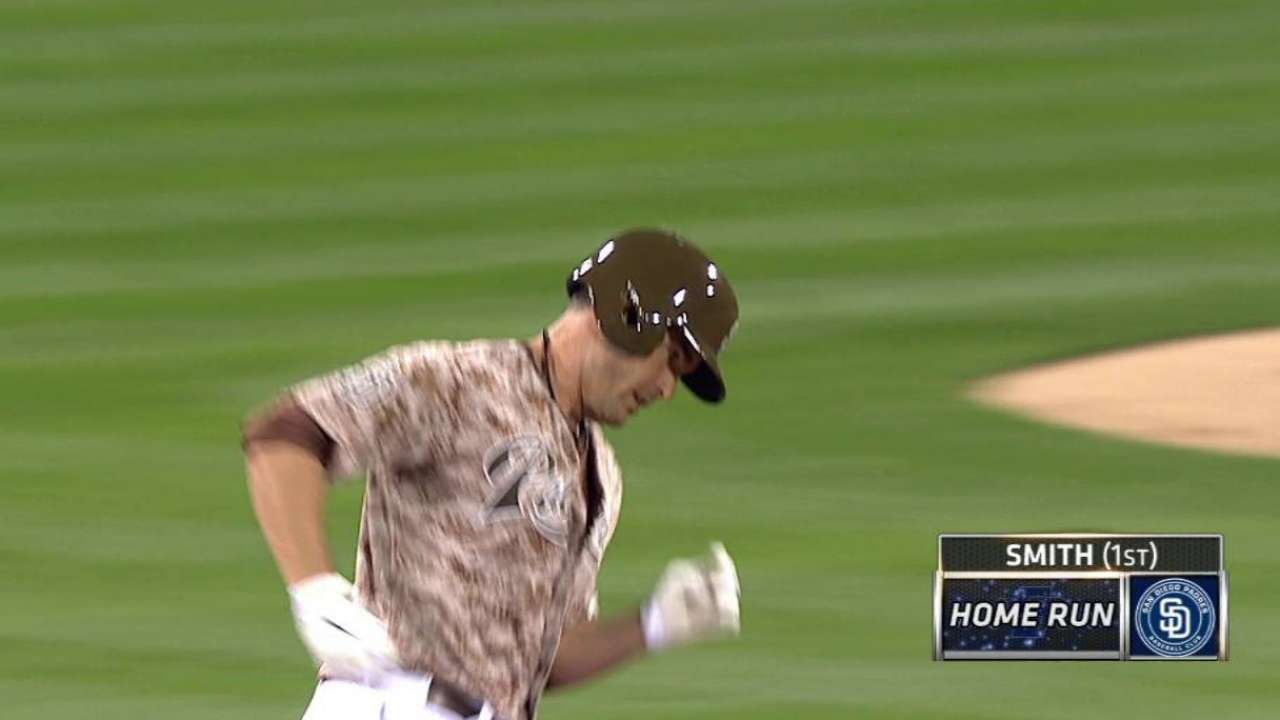Not in opener lineup, but Smith contributes right away