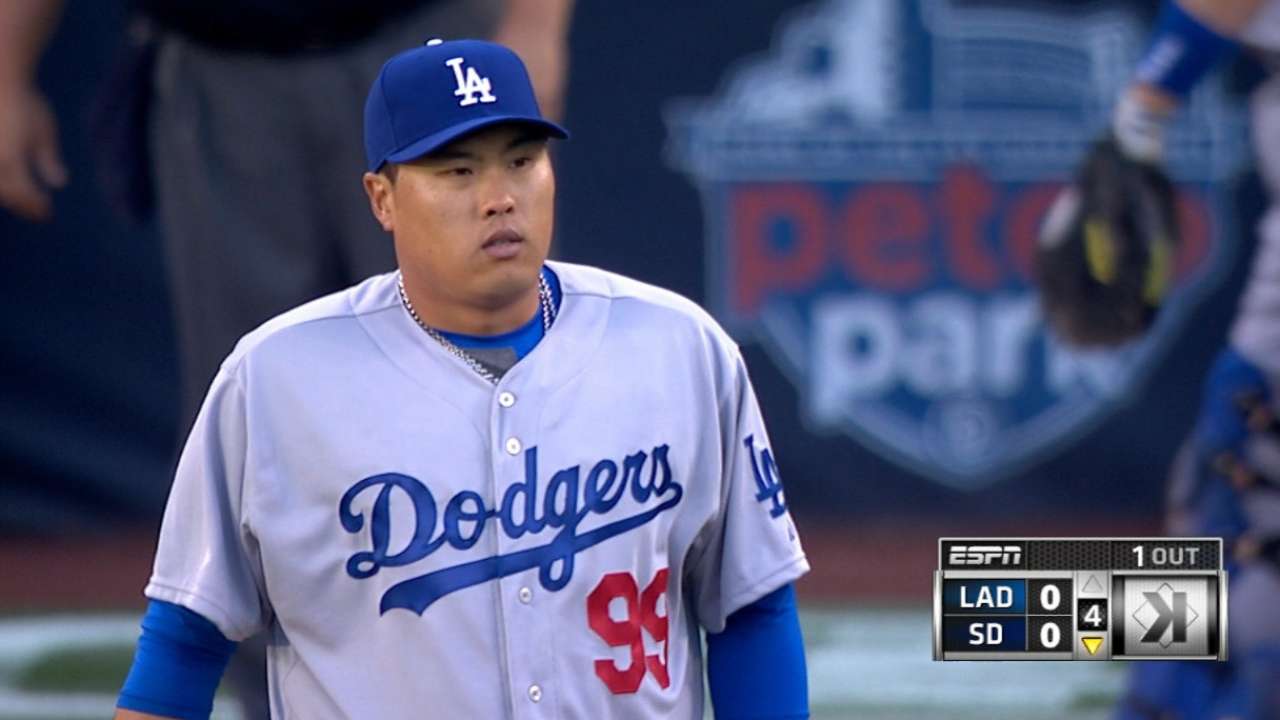 Ryu will make third start in home opener