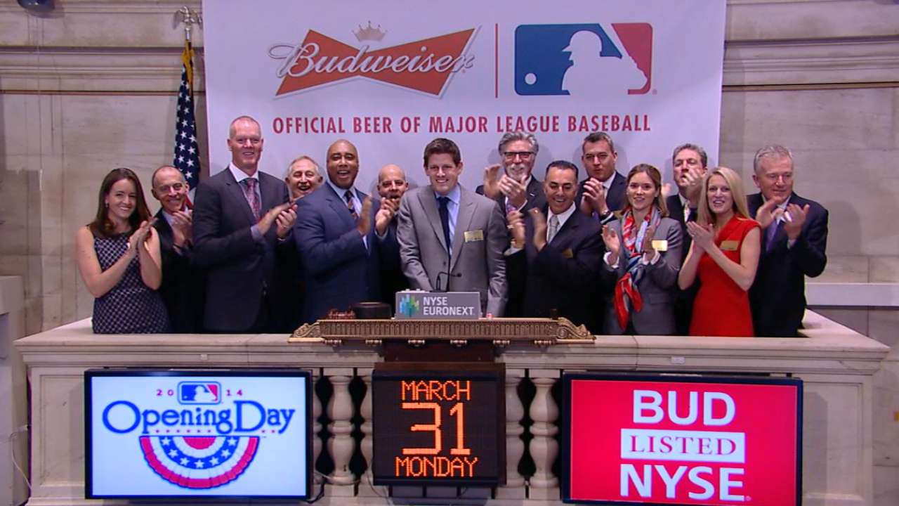 Former stars ring Opening Bell on Wall Street