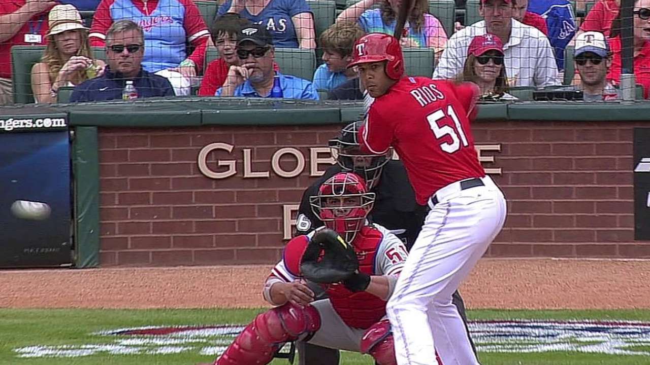 Rangers drop slugfest to Phillies on Opening Day