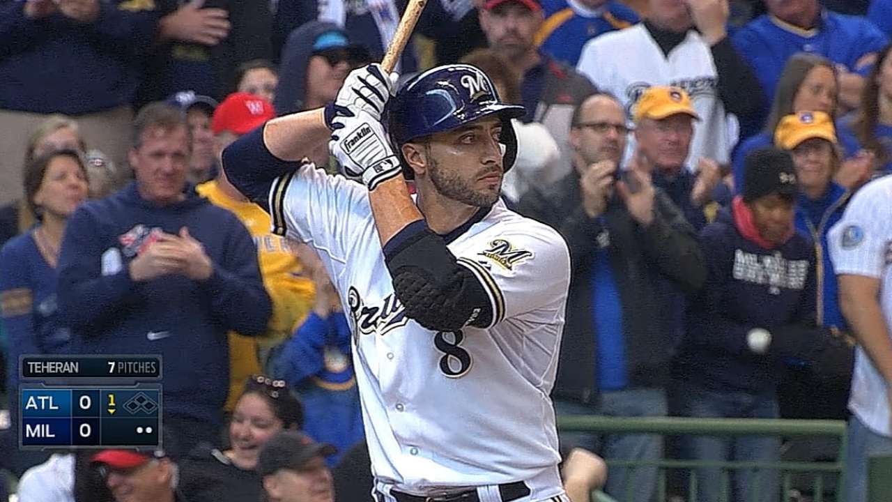 Brewers' crowd sees fit to forgive Braun