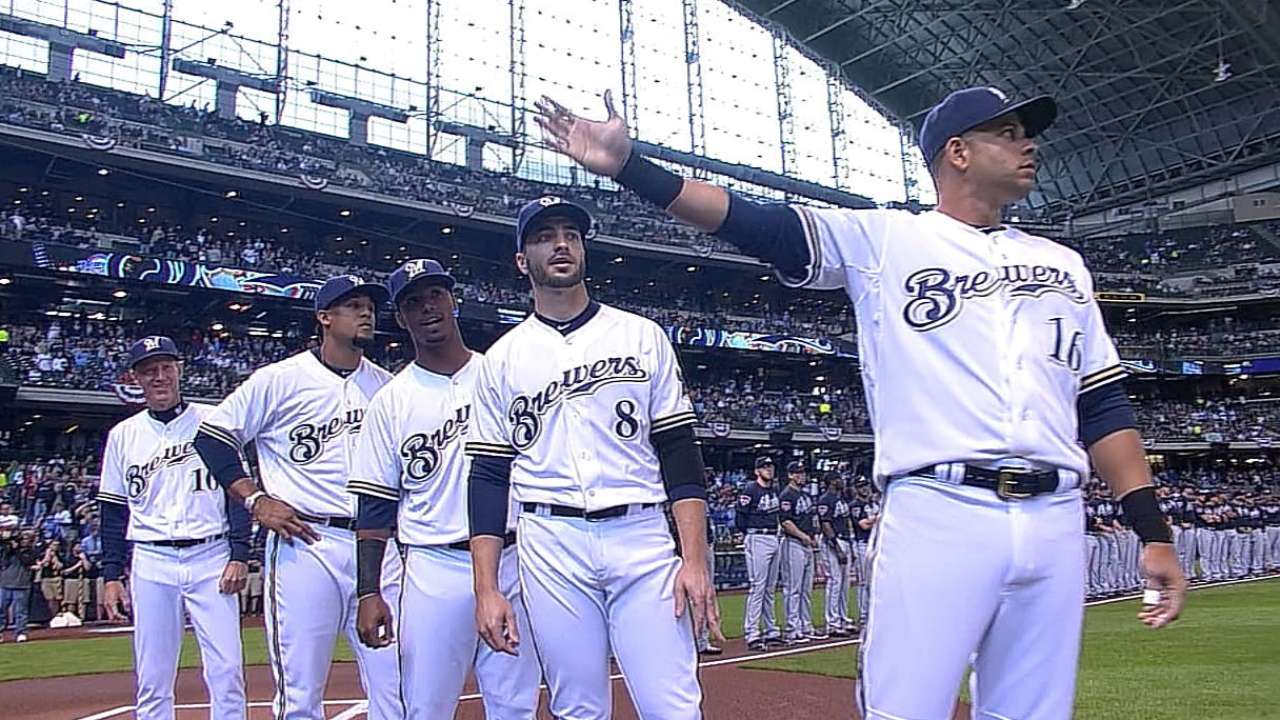 Puppy love: Hank a big hit with Brewers fans