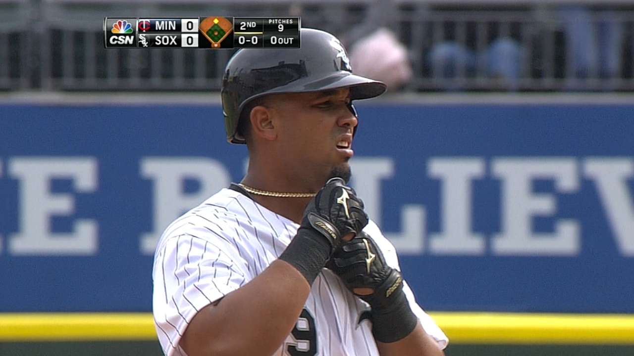 Abreu doesn't disappoint in first Major League game