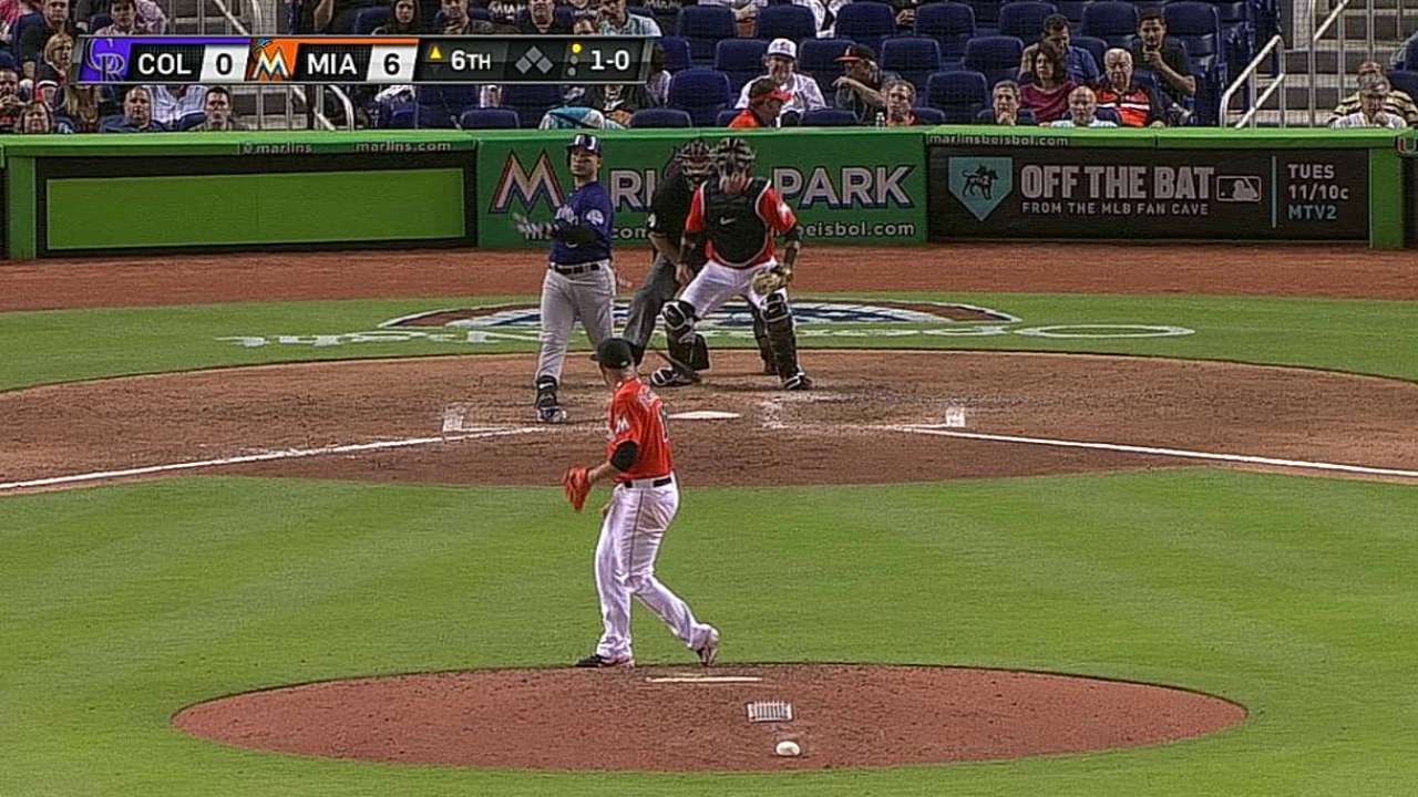 De La Rosa, 'pen falter in fifth as Rox drop opener