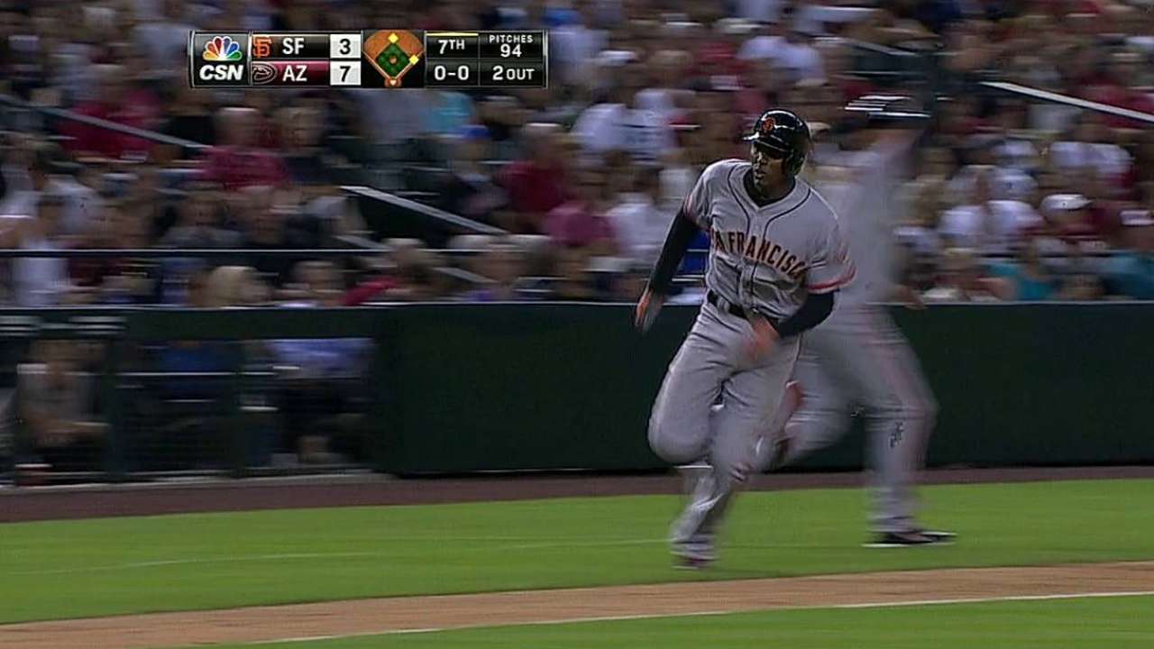 Bochy mixes in Giants' bench players early