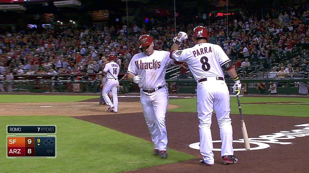 Positivity paying off for D-backs' Montero