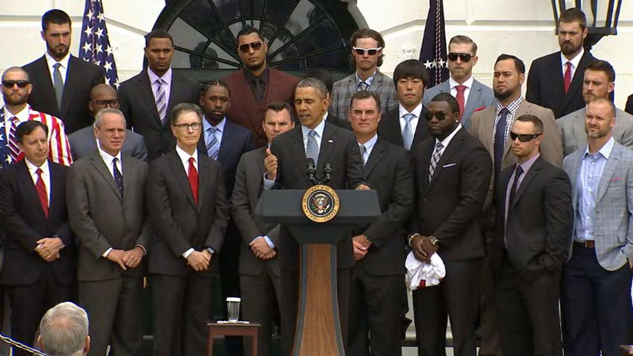 Text of President Obama's address during Sox visit