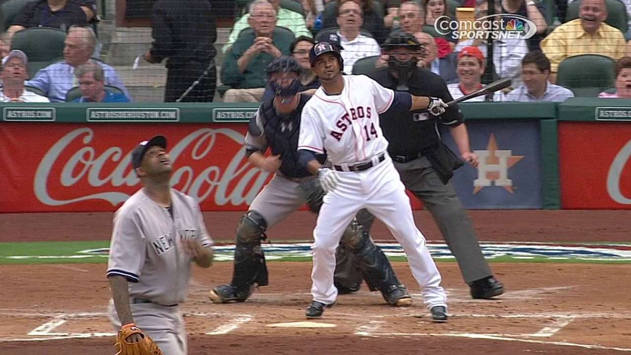 Astros atacan temprano para vencer a CC, Yankees