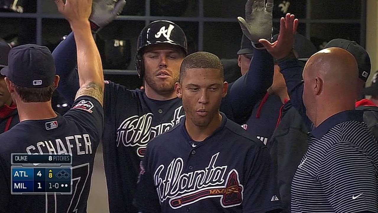 Freeman, Heyward power up behind Wood
