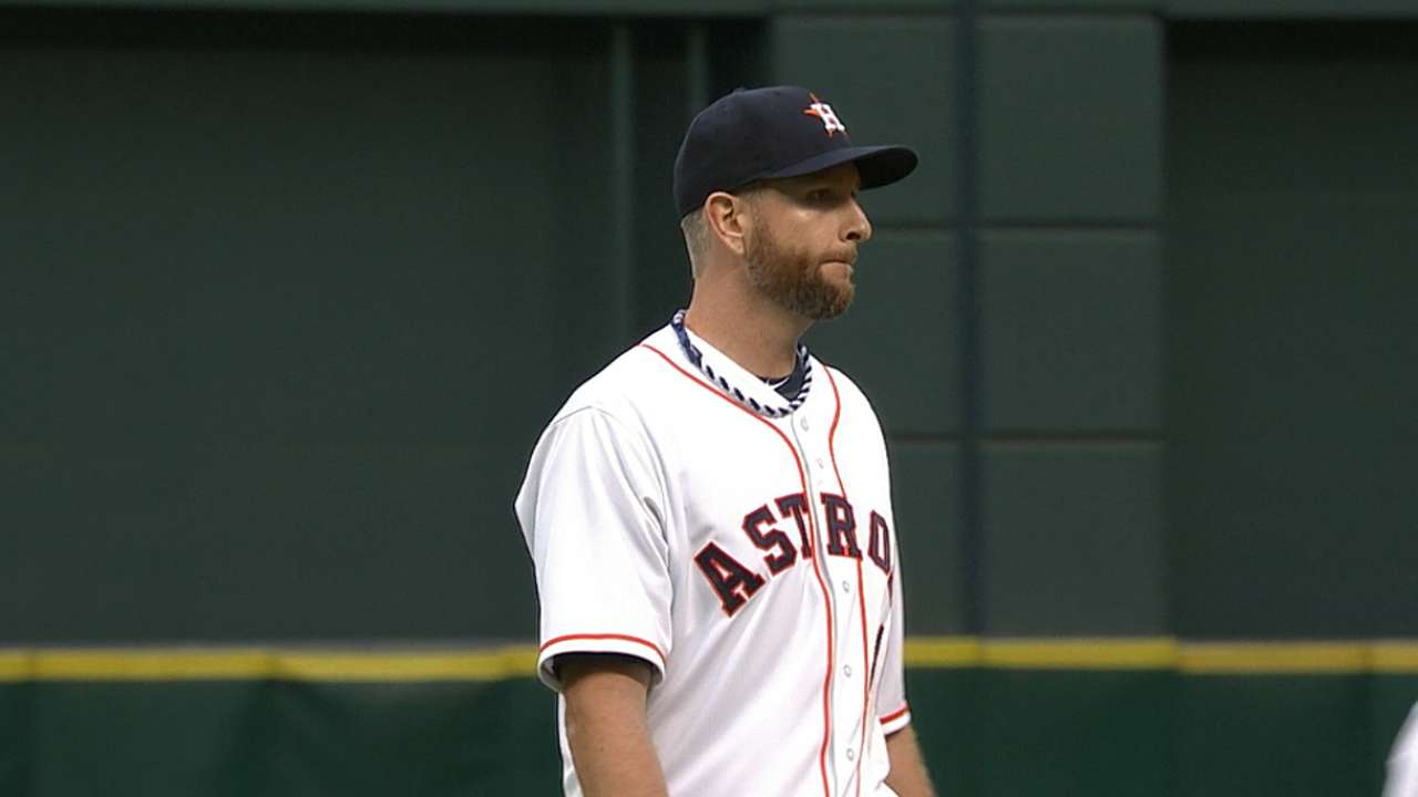 Feldman helps open Astros' season with a win