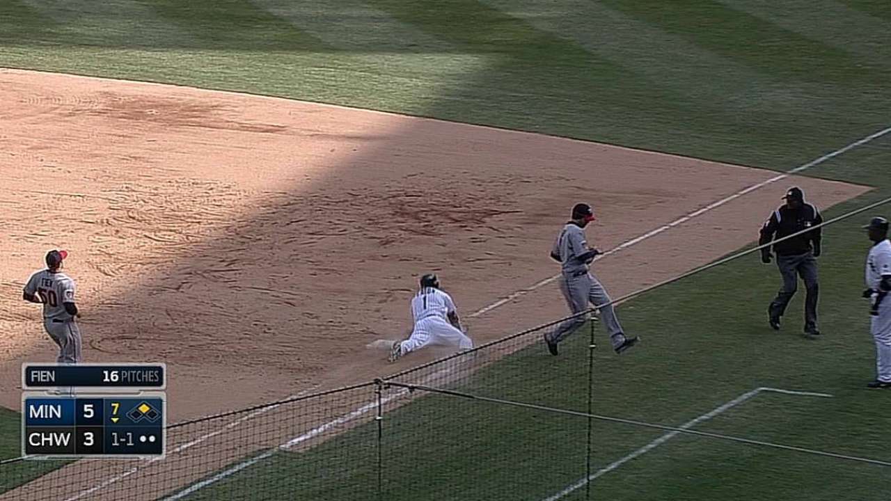 Fien appears fine after taking liner off ankle