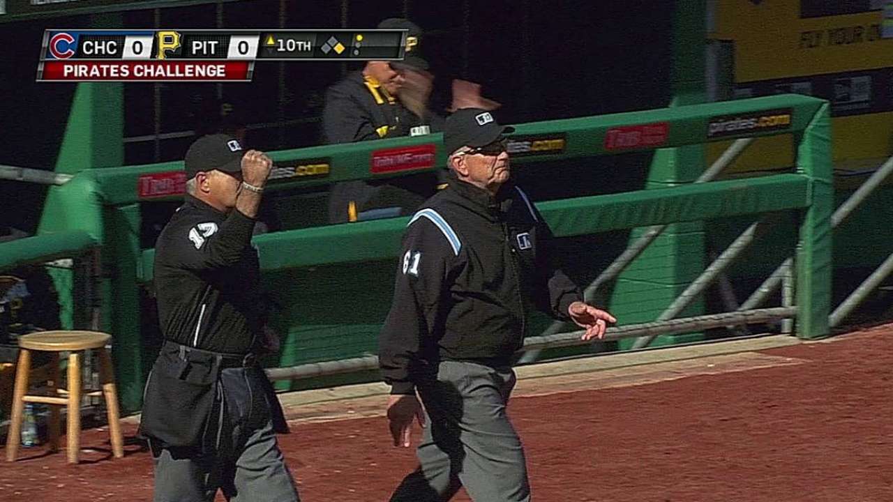 Overturned call benefits Pirates in 10th