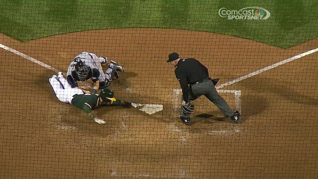 McClendon unhappy with plate-blocking review
