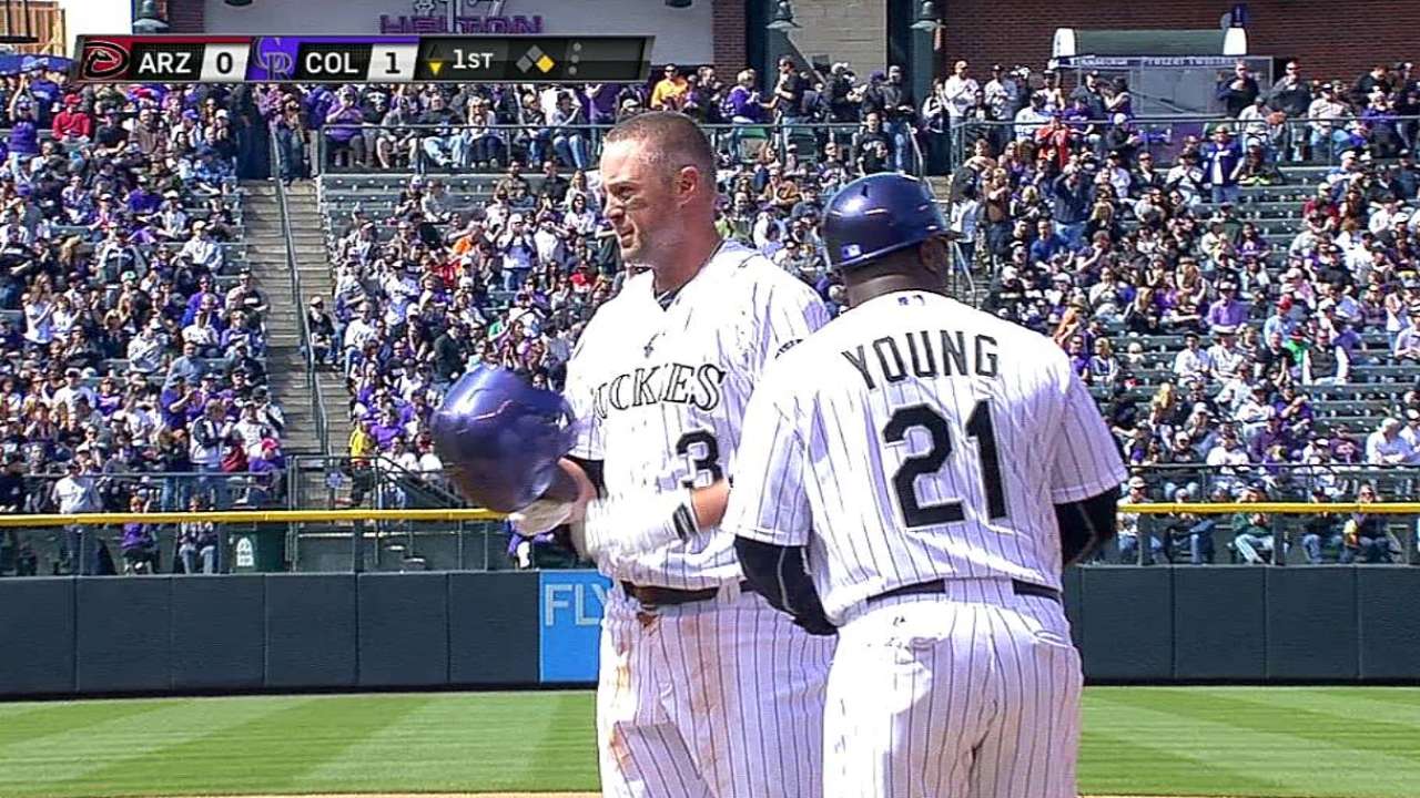 Cuddyer looks comfortable in No. 2 spot