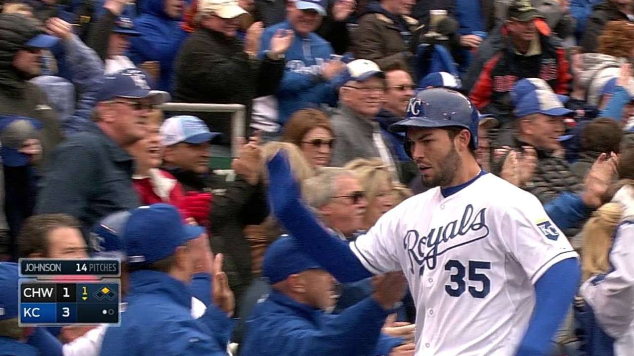 Royals hit on all cylinders in homecoming win
