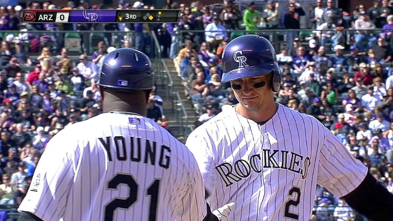 Culberson enters lineup in relief of Tulowitzki