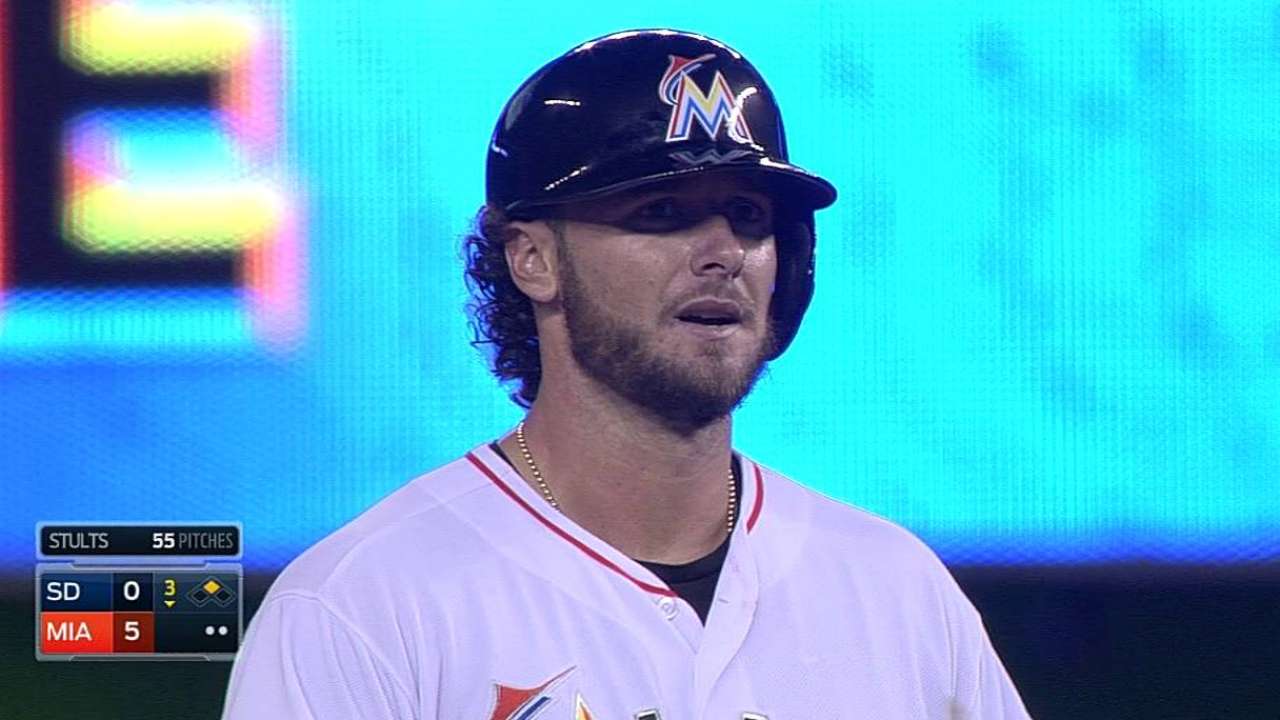 Salty getting acclimated to NL pitchers