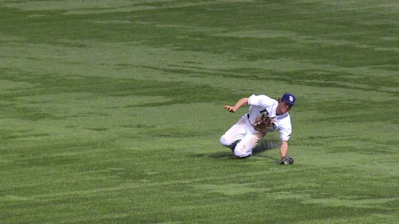 Myers credited with catch as call is overturned