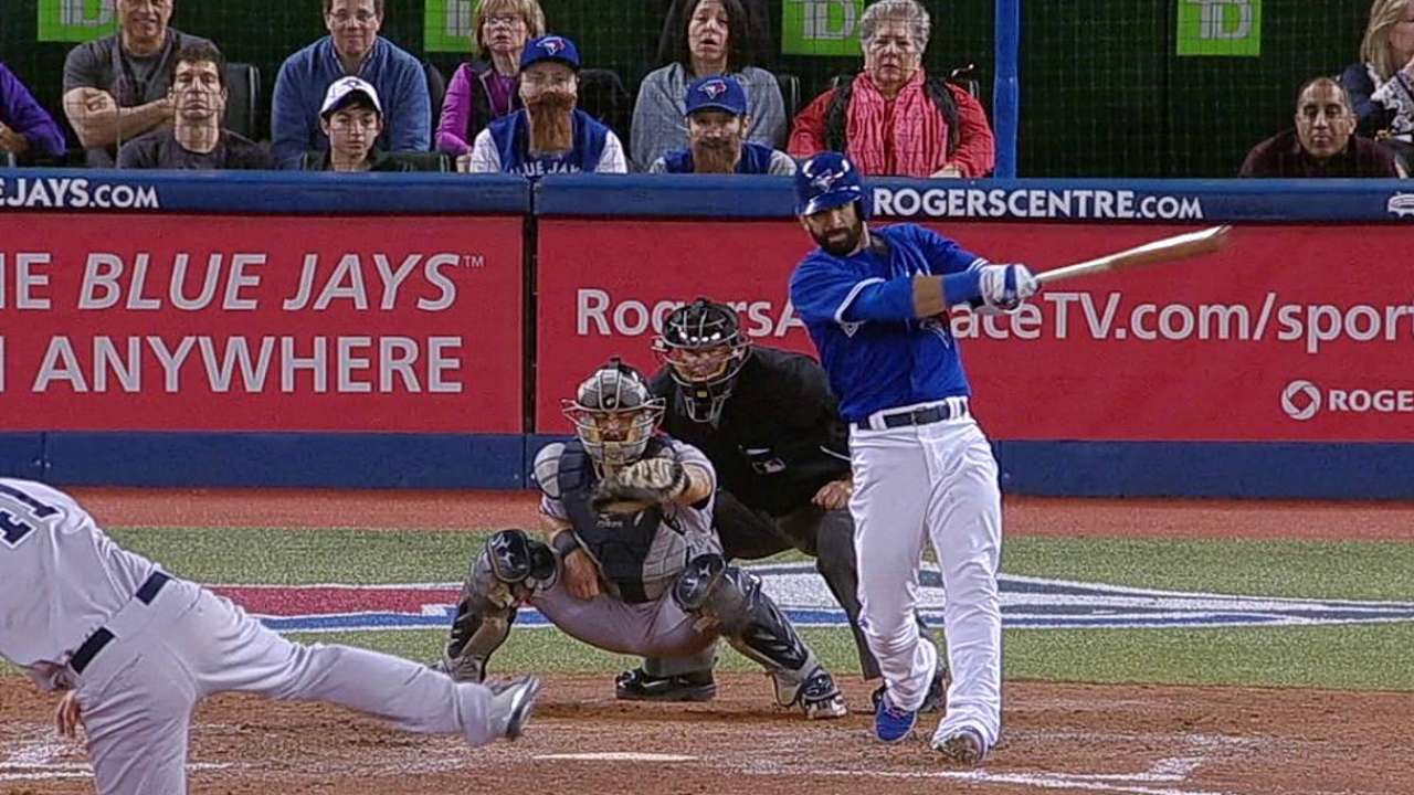 Melky, Bautista apoyaron a Dickey con HR vs. Yankees