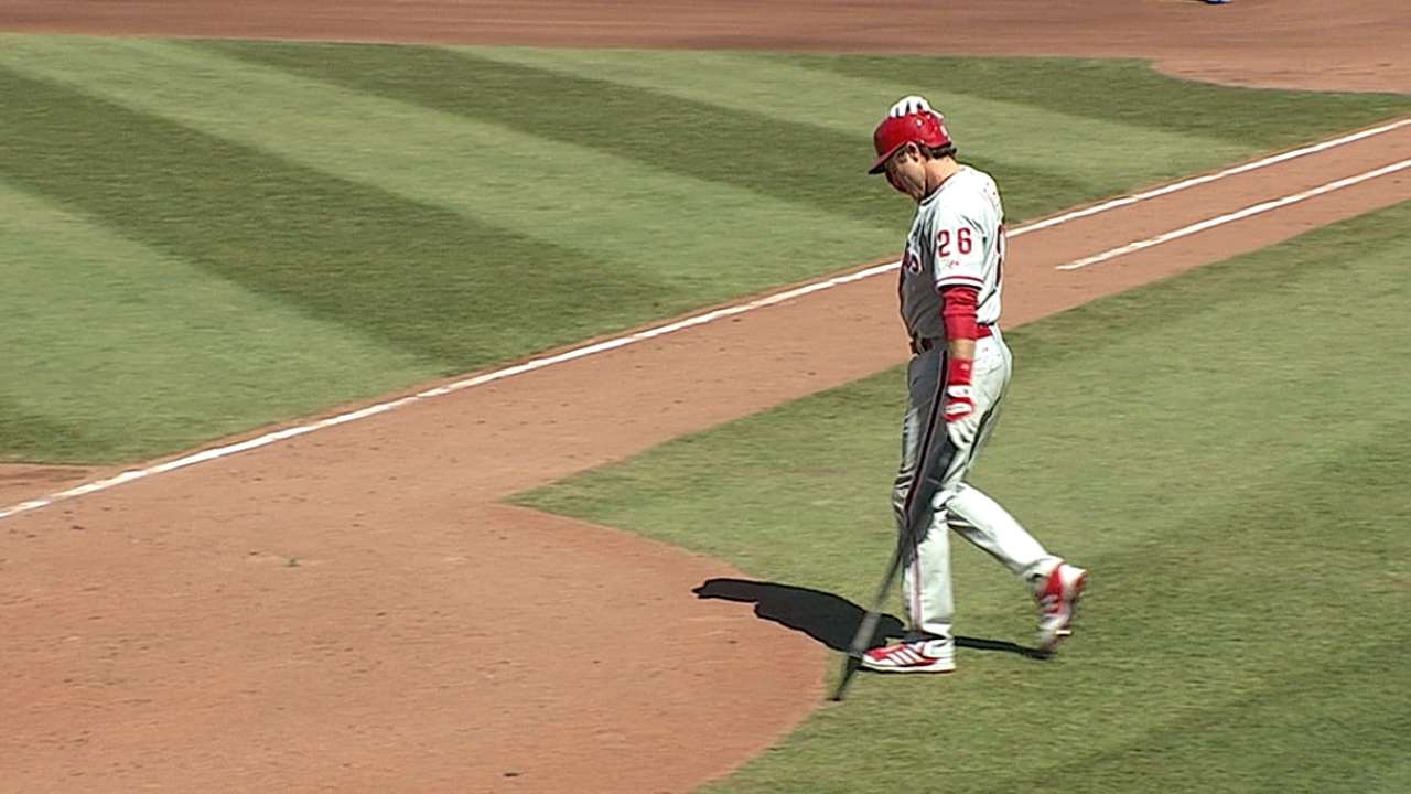 Utley out of home opener because of flu