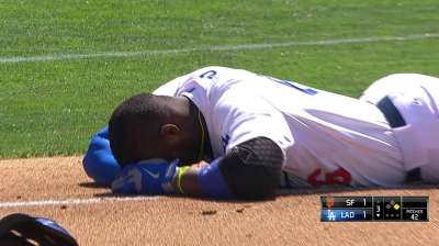 Puig takes BP, misses third straight start