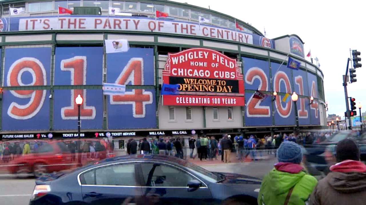 Marquee at Wrigley Field a beloved relic