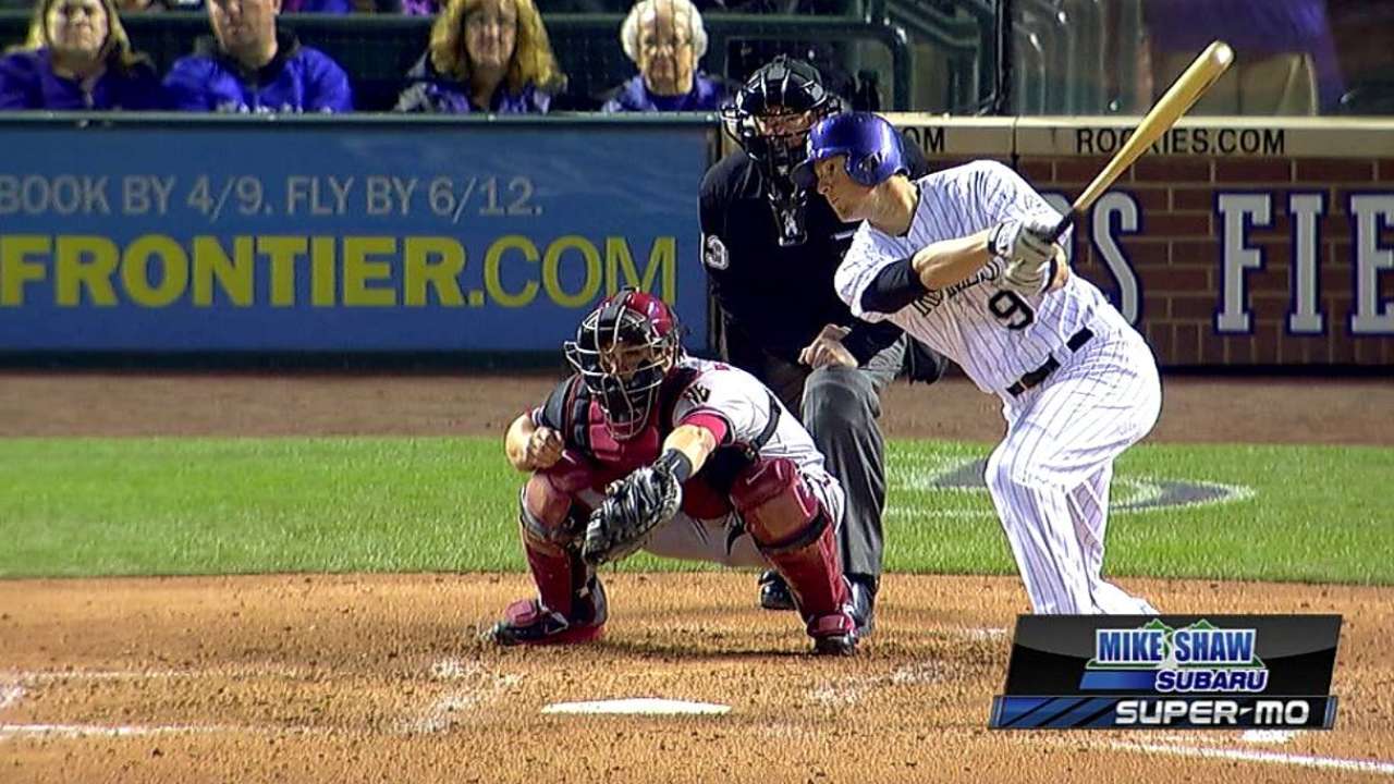 Blackmon's nine hits in two days tie Rox record