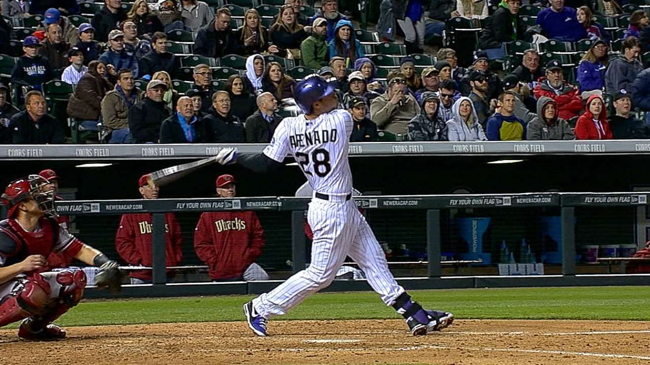 Rox ride three homers to first series win