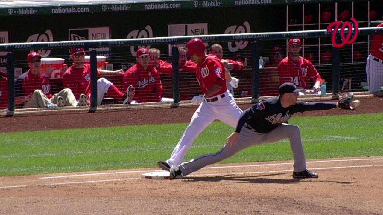 Williams loses challenge on close play at first