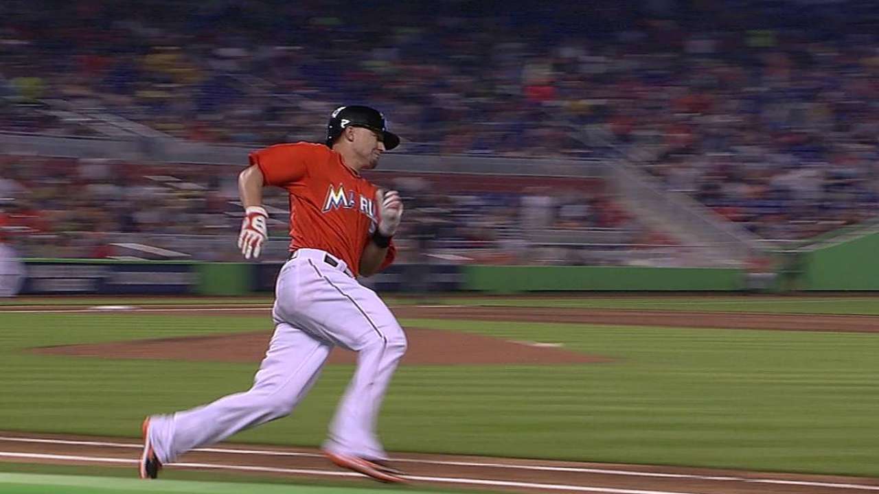 Padres' homer erases Eovaldi's start, sinks Marlins