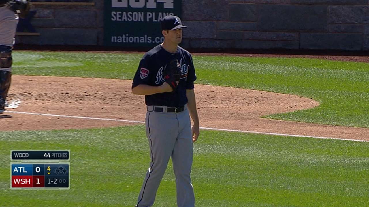 Wood's strong showing not enough vs. Nationals