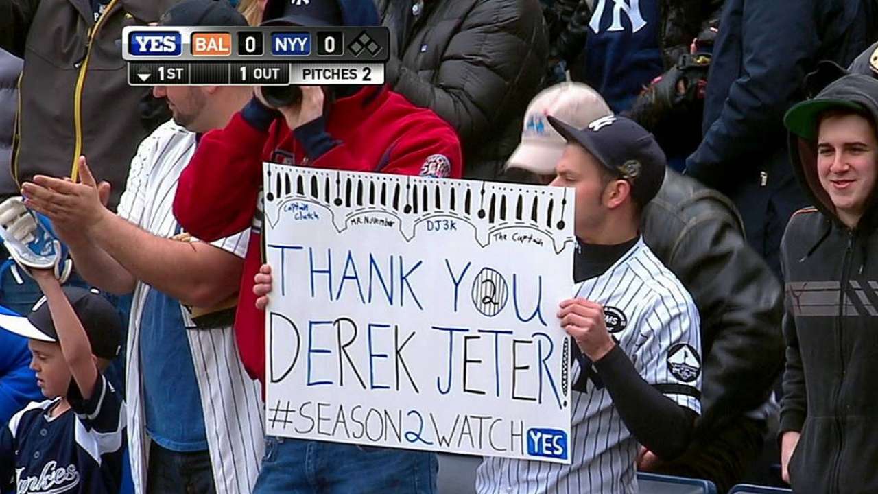 Derek Jeter comenzó su último capítulo en el Bronx