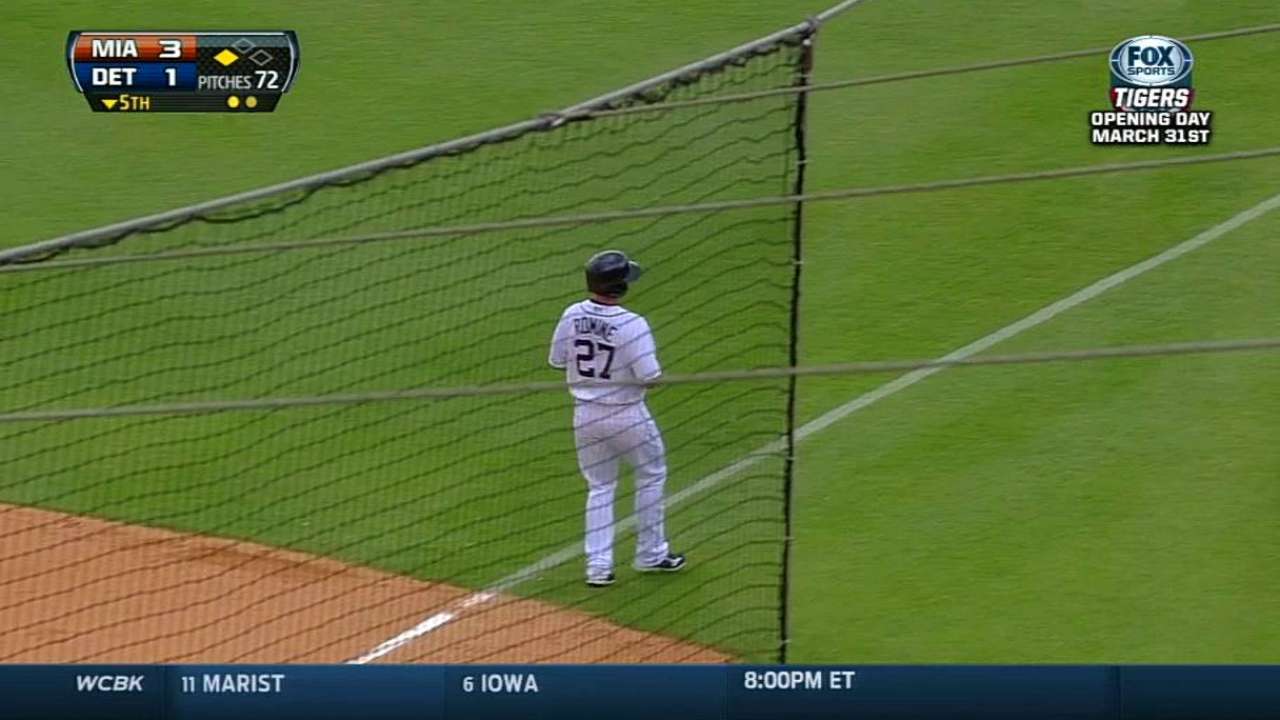 Two calls reviewed, upheld in Marlins-Tigers game
