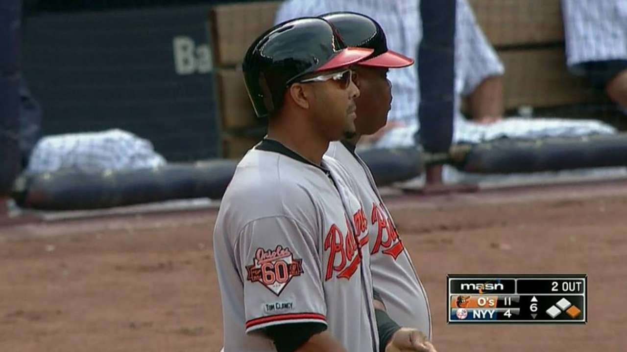 Los Orioles aplastaron a los Yankees en el Bronx
