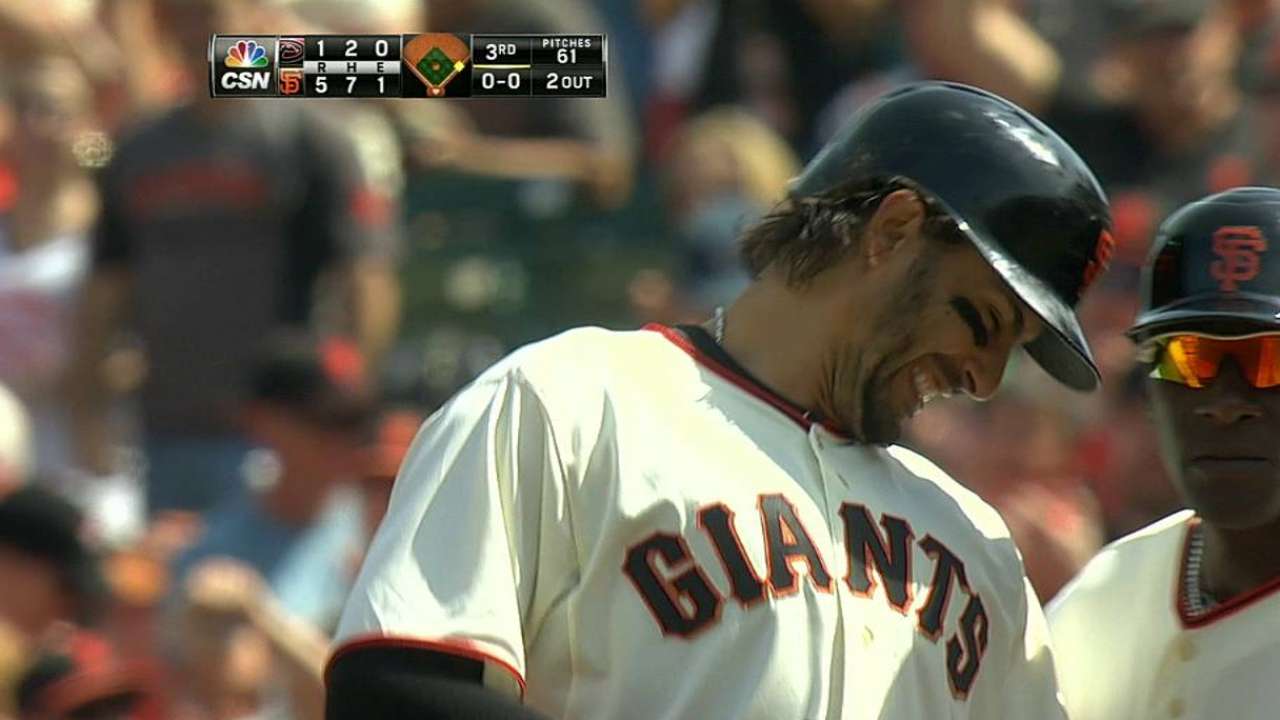 Morse remolca dos y Gigantes vencen a los D-backs