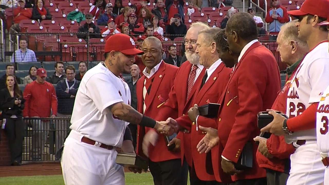 Matheny to find a place for this ring: on his finger