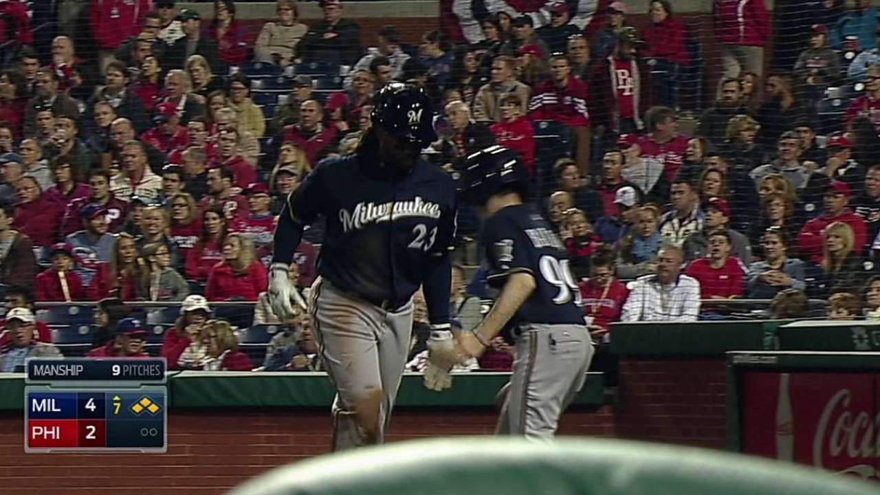 Roenicke OK with Crew's aggression at plate